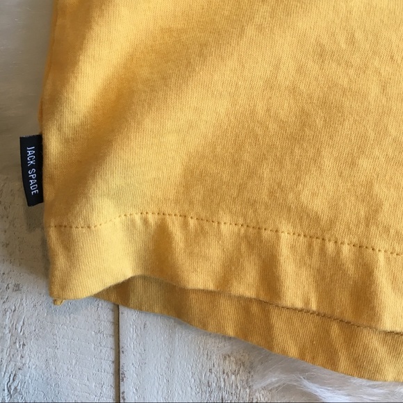 Jack Spade Shirts Jack Spade Short Sleeve Polo In Yolk Yellow